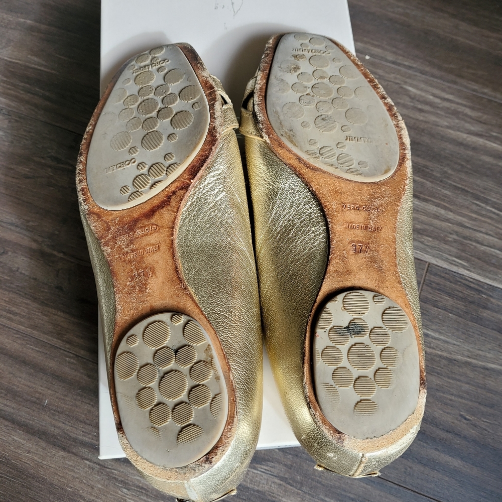 Jimmy Choo loafers shoes size 37.5 - Picture 7 of 9